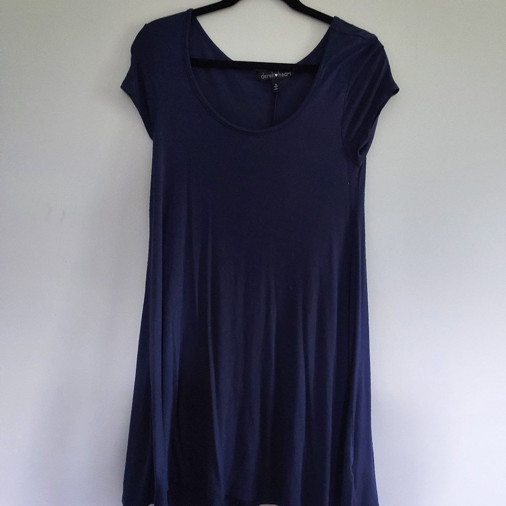 Macy's slim blue dress